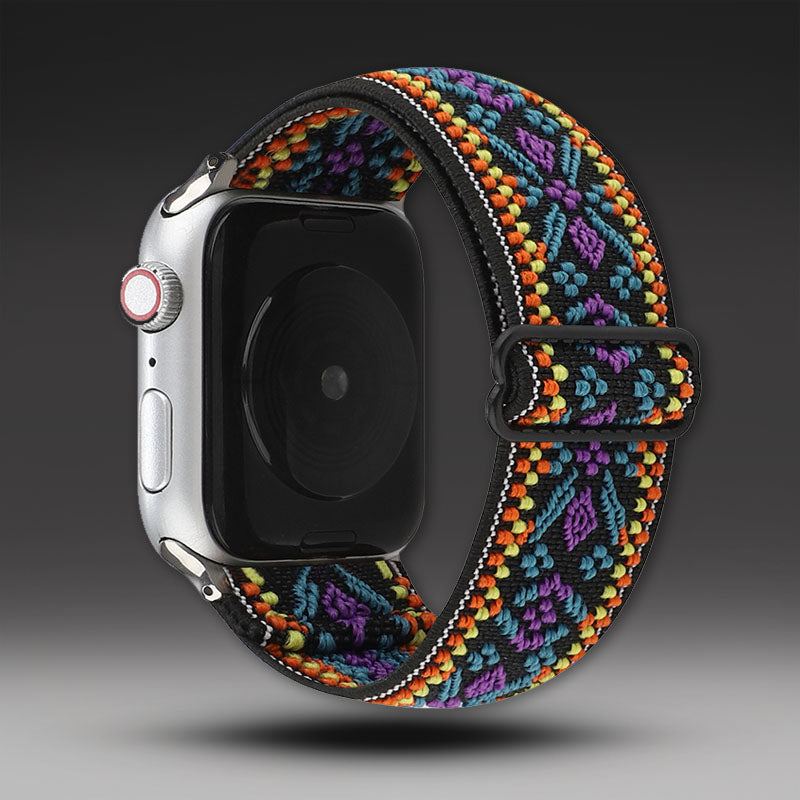 Apple Watch用ストレッチナイロンバンド「ボヘミアンバンド」