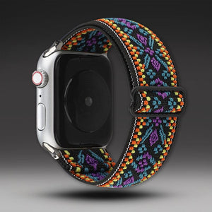 Apple Watch用ストレッチナイロンバンド「ボヘミアンバンド」