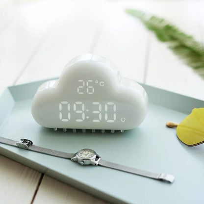 「Chubby」時間と温度を表示するLEDデジタルアラームクロック