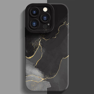 「カラフルな水彩画」シリコン製フルカバーバンパー保護iPhoneケース
