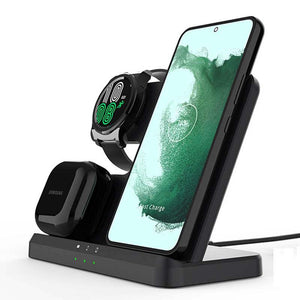「Cyber」3 in 1 15Wワイヤレス充電器