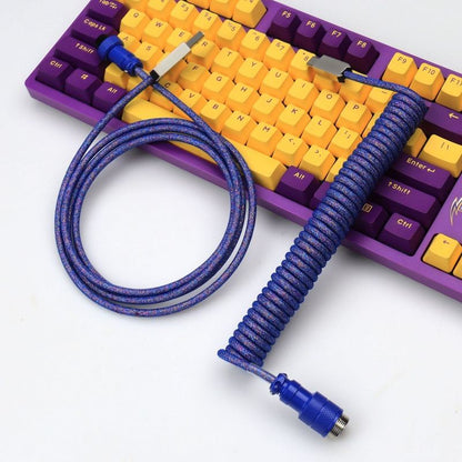 「チャビー」カラフル航空プラグメカニカルキーボードケーブル