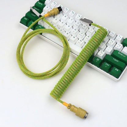 「チャビー」カラフル航空プラグメカニカルキーボードケーブル