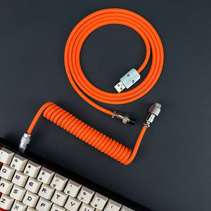 「チャビー」USB-Type Cスプリングキーボードケーブル