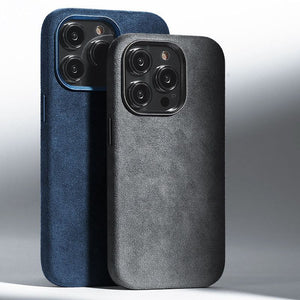 「チャビー」アルカンターラ iPhone ケース