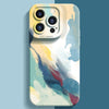 「カラフルな水彩画」シリコン製フルカバーバンパー保護iPhoneケース - T15