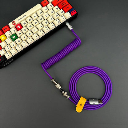 「チャビー」USB-Type Cスプリングキーボードケーブル