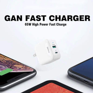 「Chubby」65W GaN 2ポートウォールチャージャー