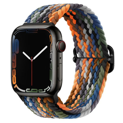 「レインボーバンド」Apple Watch用カラフルナイロン編みバンド