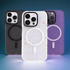 「チャビー」インクスプラッシュ クリアマグネットiPhoneケース