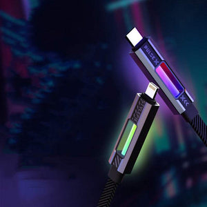 「Vibe」RGB ネオン高速充電ケーブル