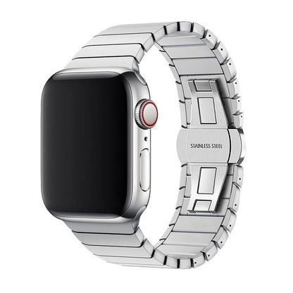 Apple Watch用バタフライクラスプ付きメタルバンド「ビジネスバンド」