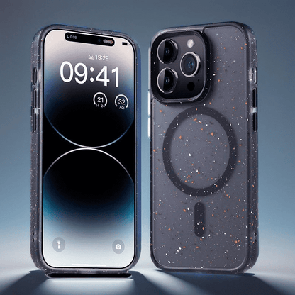 「チャビー」インクスプラッシュ クリアマグネットiPhoneケース