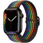 「レインボーバンド」Apple Watch用カラフルナイロン編みバンド