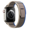 Apple Watch用「ツーカラーバンド」ナイロンバンド - ブルーグレー