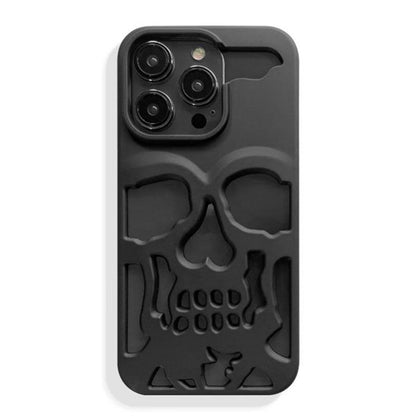 「ハロウィン＆ダークパンク」スカル柄 カラフル放熱iPhoneケース
