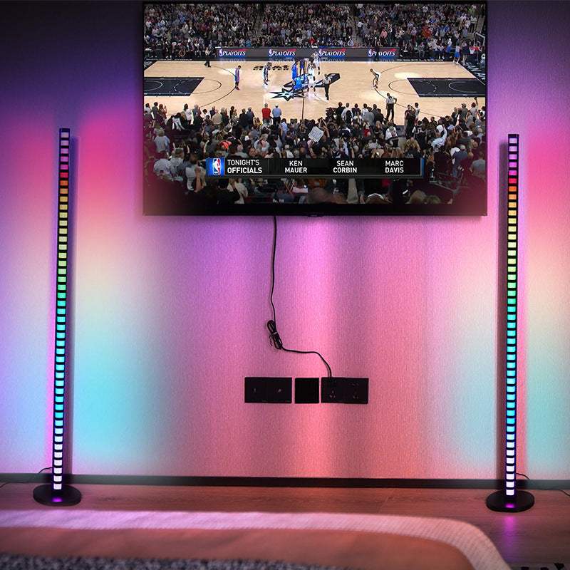 「バイブ」3Dポータブルフロアピックアップランプ（1.2m）