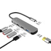 「Cyber​​」ワイヤレス充電 USB 3.0 HUB ドック - 5イン1