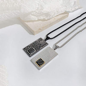 「Cyber Chic」ファッションサーキットボードペンダント