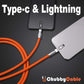 「チャビープラス」2 IN 1 急速充電ケーブル（C+Lightning） - セントパトリックスデーエディション