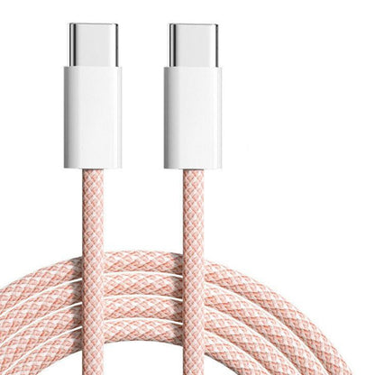 iPhone 15用マカロン編み急速充電ケーブル