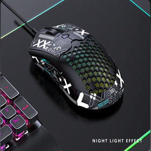「サイバー」軽量RGBゲーミングマウス