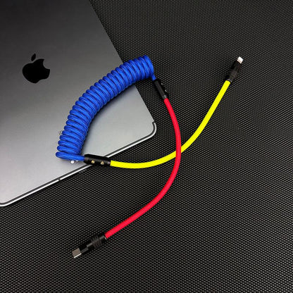 「カラーブロック チャビー」新春充電ケーブル
