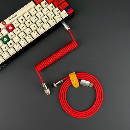 「チャビー」USB-Type Cスプリングキーボードケーブル