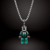 DIY レインボー ロボット ネックレス - C