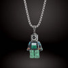 DIY レインボー ロボット ネックレス - A