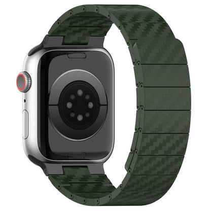 Apple Watch用「マグネットバンド」カーボンファイバーバンド