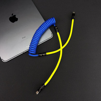 「カラーブロック チャビー」新春充電ケーブル