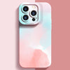 「カラフルな水彩画」シリコン製フルカバーバンパー保護iPhoneケース - T5