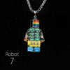 「Cyber Chic」レインボーロボットペンダント - ロボット 7