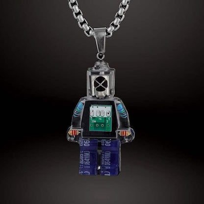 DIY レインボー ロボット ネックレス