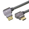 「Cyber」2.0 HDMI 回転式コンピュータ同期接続ケーブル - グレー