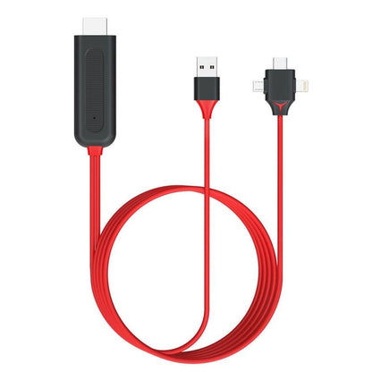 1080P 遅延なし HDMI TV ケーブル - ネットワークなしで画面をキャスト