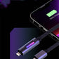 「Vibe」RGB ネオン高速充電ケーブル