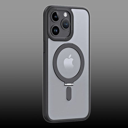 透明Magsafeマグネット式Fulcrum iPhoneケース（スタンド付き）
