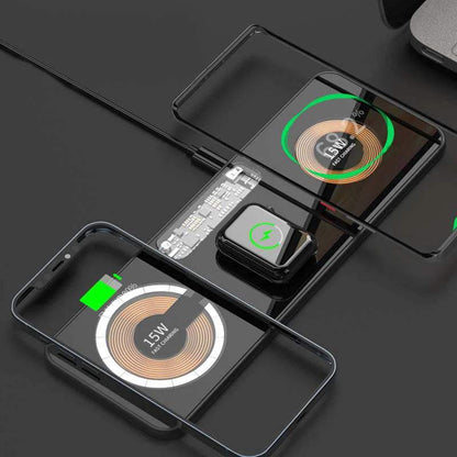 「See Through Me」3 in 1 磁気ワイヤレス充電器