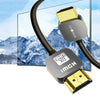「Cyber」2.0 HDMI 回転式コンピュータ同期接続ケーブル - 黒 (バージョン 2.1 にアップグレード)