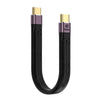 「サイバー」USB 4.0伝送ライン - 黒