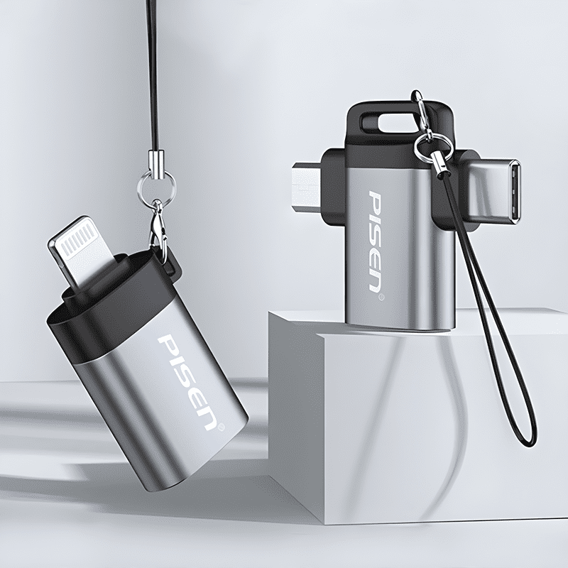 Apple OTGアダプタ：Lightning - USB-CおよびMicro USB - ユニバーサルな互換性