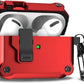 Automatic Pop-Up Carbon Fiber Headphone Case for Apple AirPods