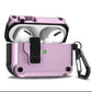 Automatic Pop-Up Carbon Fiber Headphone Case for Apple AirPods