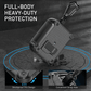 Automatic Pop-Up Carbon Fiber Headphone Case for Apple AirPods