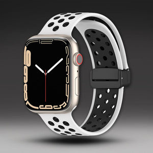 「通気性バンド」Apple Watch用放熱シリコンバンド