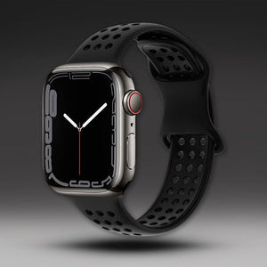 「通気性バンド」Apple Watch用シリコン調節可能バンド