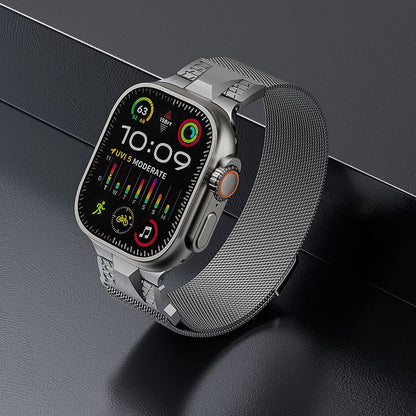 "Business Milanese Strap" Magnetic Metal Apple Strap