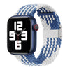 「グラデーションバンド」Apple Watch用クールなウーブンバンド - ブルーホワイト